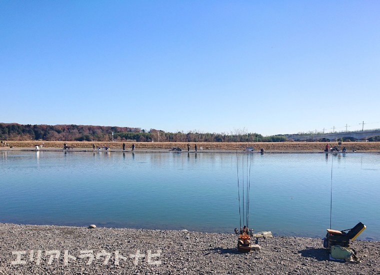 エリアトラウトの管理釣り場の画像